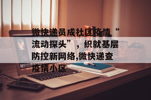 微快递员成社区疫情“流动探头”，织就基层防控新网络,微快递查疫情小区